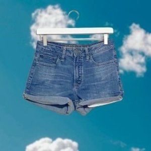 AEO Extreme Flex Denim Cut Off Shorts